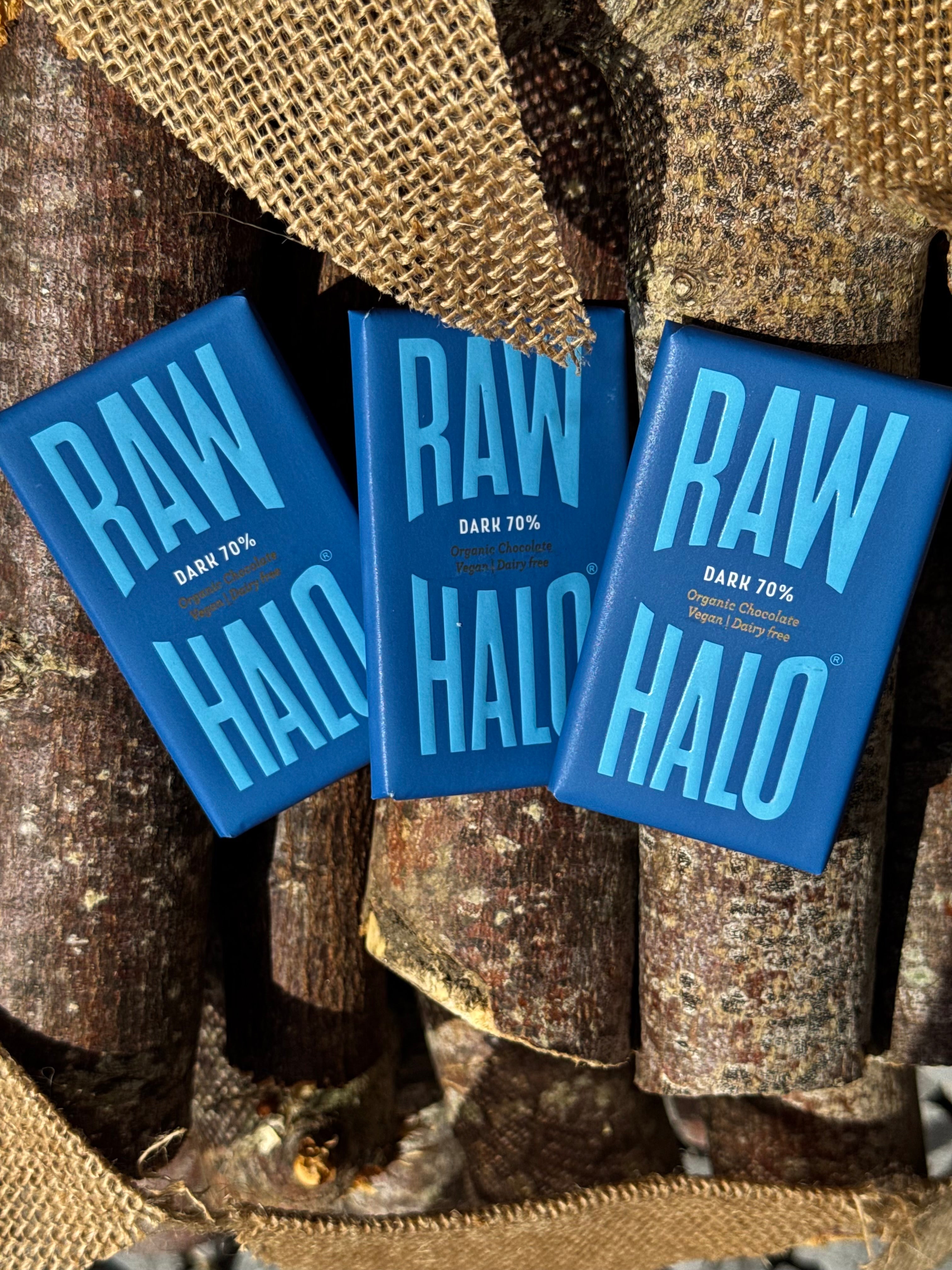 Raw halo - dark 70% organic chocolate